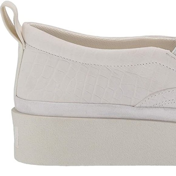 Via Spiga Markie Milk Leather Platform Sneakers - Picture 5 of 6